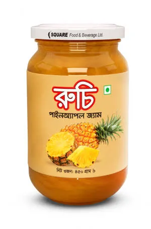 রুচি পাইনাপেল জ্যাম ৪৫০ গ্রাম