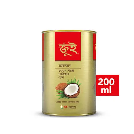 জুই পিওর কোকোনাট অয়েল (টিন) - ২০০ মিলি