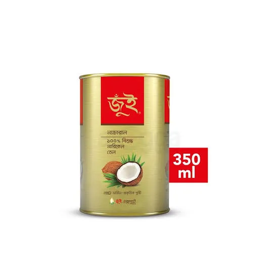 জুই পিওর কোকোনাট অয়েল ৩৩৫মিলি (টিন)