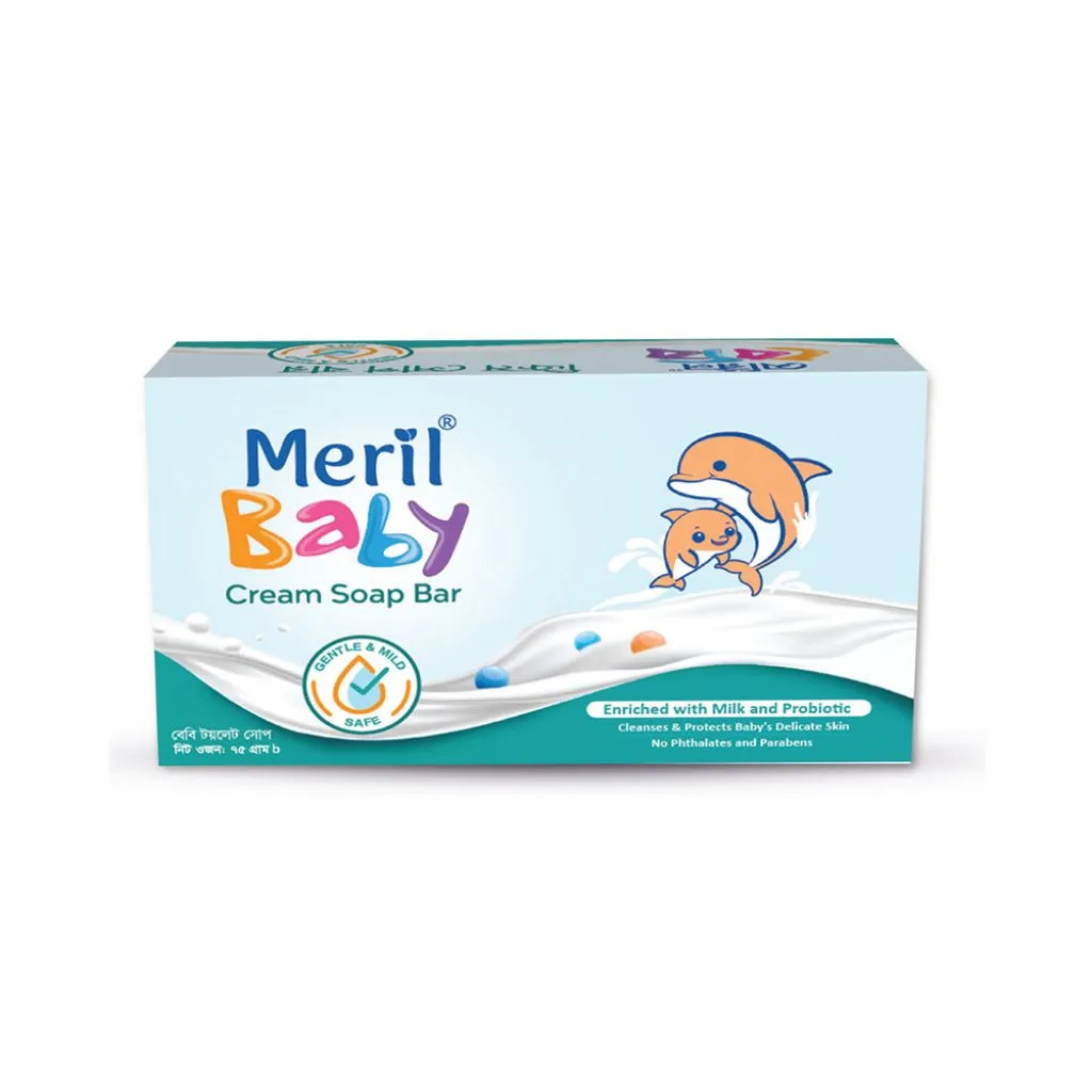 মেরিল বেবি ক্রিম সাবান ৭৫ গ্রাম