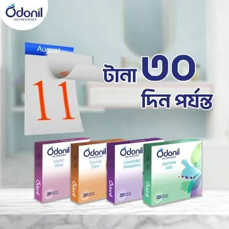 ওডোনিল এয়ার ফ্রেশনার ১০ পিছ + ২ পিছ ফ্রি