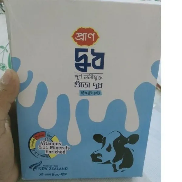 প্রান দুধ পূর্ণ ননীযুক্ত গুঁড়ো ৪০০ দুধ