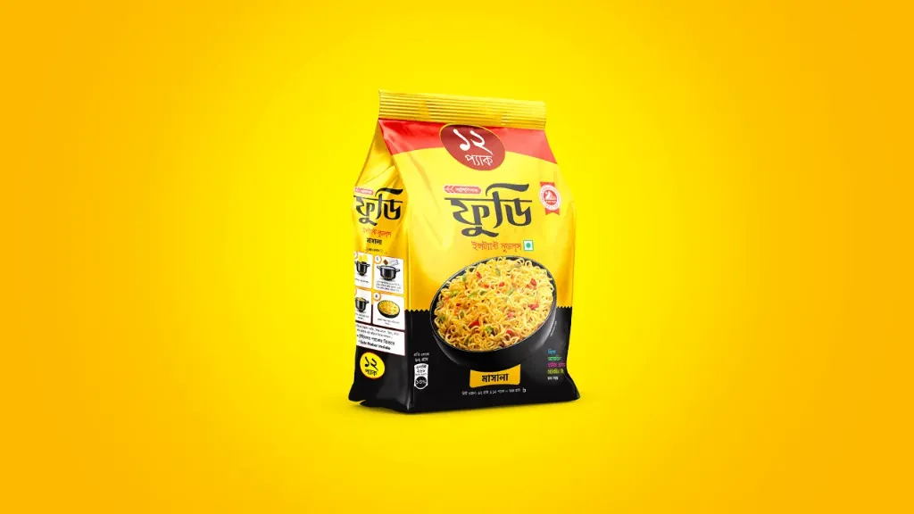 অলিম্পিক ফুডি মাসালা ইনস্ট্যান্ট নুডলস ১২ প্যাট