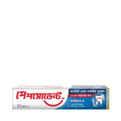 পেপসোডেন্ট টুথপেষ্ট জার্মি চেক + ১৪০ গ্রাম