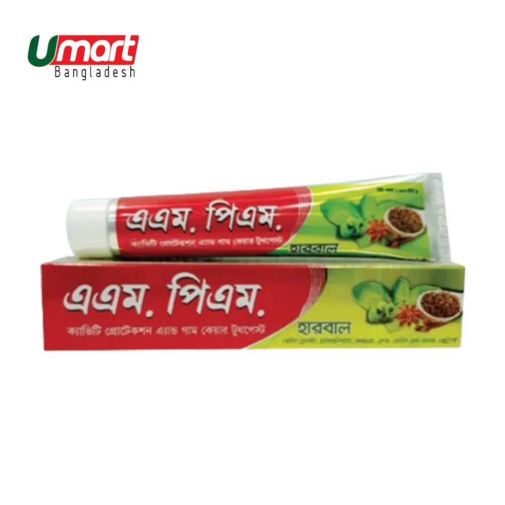 এএম পিএম হারবাল ক্যাভিটি প্রোটেকশন অ্যান্ড গাম কেয়ার টুথপেস্ট ৪৫জি