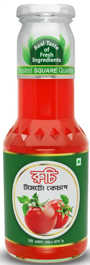 রুচি টমেটো কেচাপ ৩৫০ গ্রাম