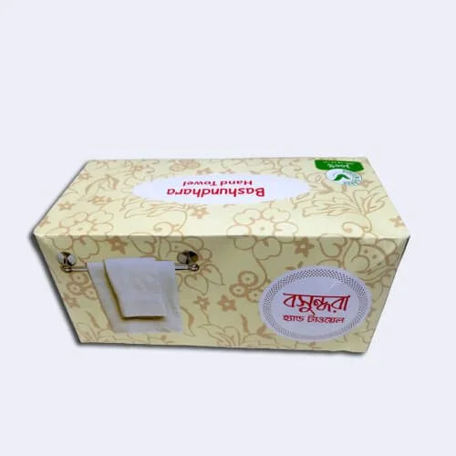 বসুন্ধরা হ্যান্ড টাওয়েল বক্স 1pcs