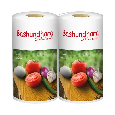 বসুন্ধরা কিচেন টাওয়েল রোল ২ টি