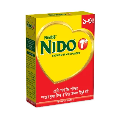 নেসলে নিডো ১+ গ্রোইং আপ গুঁড়া দুধ (১-৩ বছর) ৩৫০ গ্রাম
