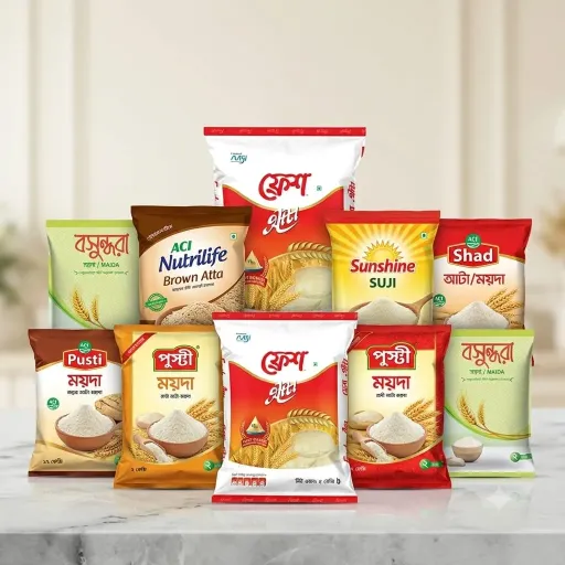 আটা, ময়দা, সুজি